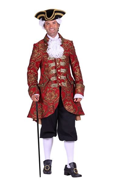 Red And Gold Brocademasquerade Shop Suffolk Fancy Dress Uniform