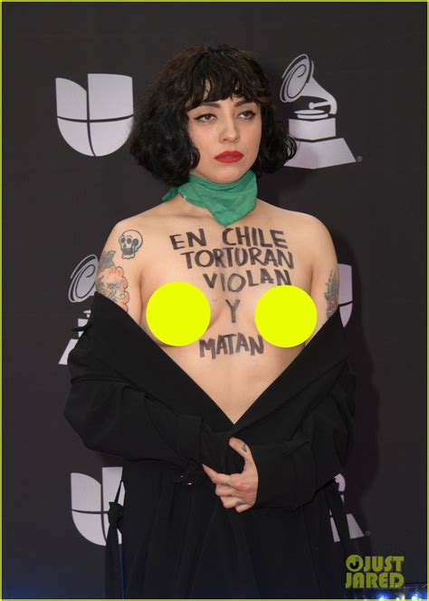 Chilean Singer Mon Laferte Exposes Herself At Latin Grammys To Protest