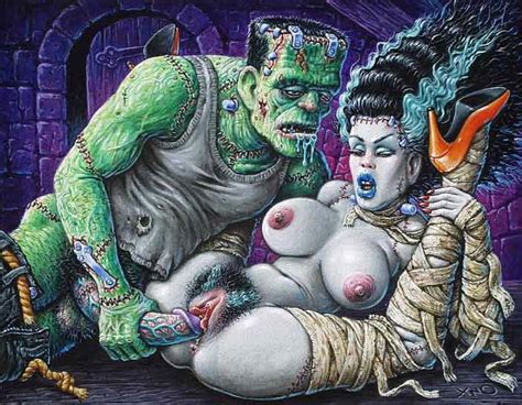 Rule 34 Breasts Bride Of Frankenstein Frankenstein Frankensteins Monster High Heels Nipples