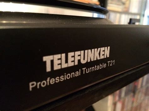 Pick Up Telefunken Professional Turntable Model T21 Cu Usb Impecabil