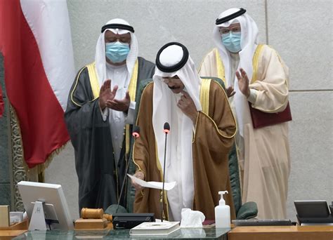 Kuwaits New Emir Sheikh Nawaf Al Sabah Takes Oath At The National