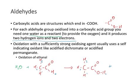 12or08 aldehydes oxidation of aldehydes youtube