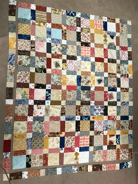 Antique One Patch Quilt Aka Disappearing Nine Patch Susies