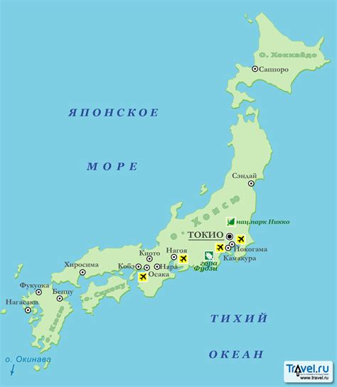 Карта Японии / Travel.Ru / Страны / Япония / Карты