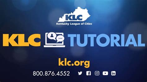 Klc Website Tutorial Training Youtube