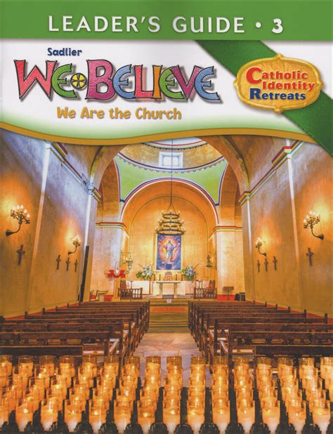 We Believe Catholic Identity K 6 Grade 3 Leader Guide Parish And Sc