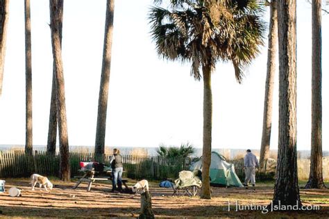 Hunting Island State Park Campsite Map Printable Map