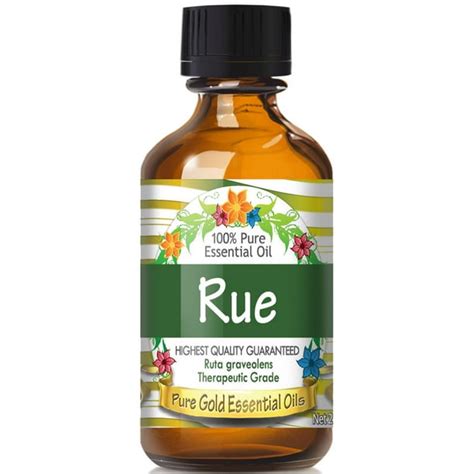 Pure Gold Rue Essential Oil 100 Natural And Undiluted 60ml Walmart