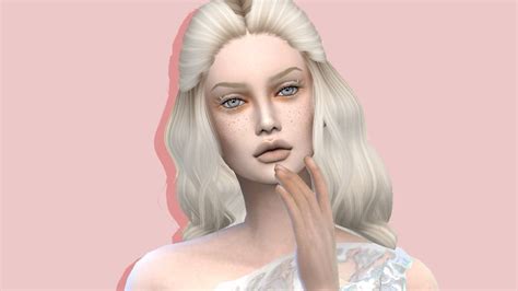 The Sims 4 Create A Sim Albino Beauty W Vixiesims ♡ Youtube