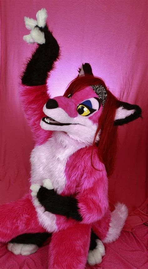 Pink Fox Fursuit I Made Fursuit Furry Furry Art Furry
