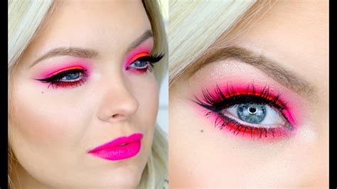 Neon Makeup Tutorial Misstiffanykaee Collab Brianna Fox Youtube