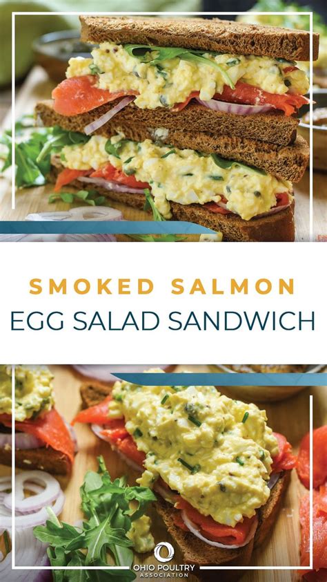 Smoked Salmon Egg Salad Sandwiches Smoked Salmon Salad Smoked Salmon