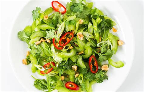 Thai Celery Salad With Peanuts Recipe Celery Recipes Celery Salad