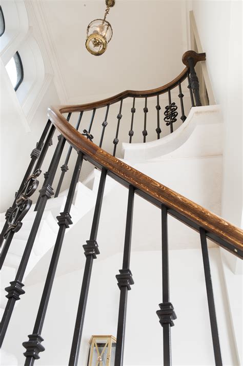 Beautiful Steep And Sweeping Curved Staircase Had A Traditional Oak