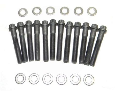 Find Small Block Ford Black Oxide 12 Point Intake Manifold Bolts 351w