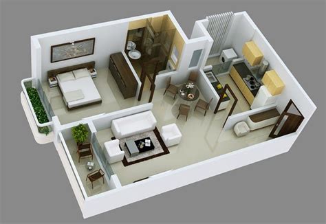1 Bhk Flat Design Plans Home Design