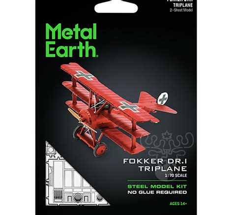 Metal Earth Fokker Dri Triplane Model Kit Puzzles Canada