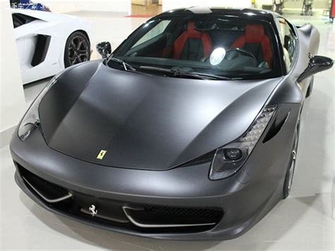 Ferrari 458 Italia Is Matte Gray In China