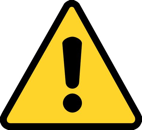 Warning Exclamation Triangle Clip Art At Vector Clip Art
