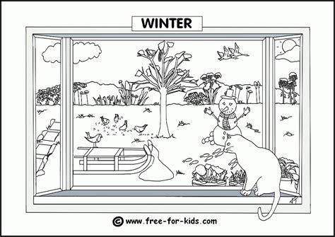Home > coloring pages > 4 seasons coloring pages. Children With Winter Cloths Coloring Pages - Coloring Home
