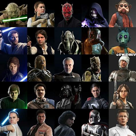Star Wars Battlefront 2 Heroes List Birthdaylopa