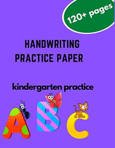 Handwriting Practice Paper Notebook 120 Pages With Lines For Abc