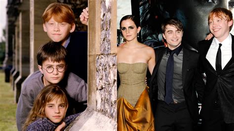 ‘harry Potter Cast Then And Now Danielle Radcliffe Emma Watson Young Stylecaster