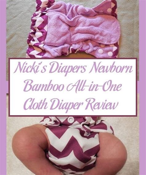 Nickis Diapers Newborn Bamboo All In One Cloth Diaper Review