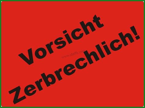 Zerbrechlich! oder eine entsprechende beschriftung des pakets garantieren zwar nicht. Aufkleber Zerbrechlich Ausdrucken - Vorlagen Ideen