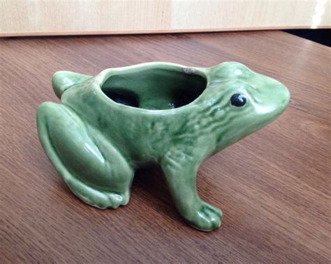 Vintage Mccoy Pottery Frog Planter Mid By Whatsinstorevintage Mccoy