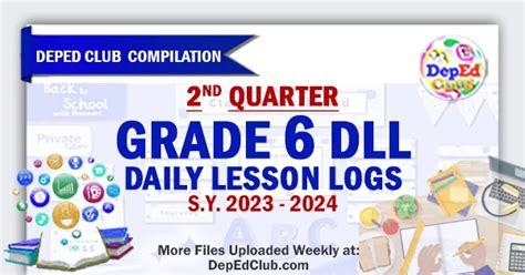 Deped Grade Nd Quarter Daily Lesson Log Archives The Deped