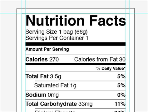 Nutrition Label Template Word Printable Label Templates