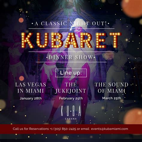 Kuba Cabana At Cityplace Doral To Present “kubaret” A Series Of