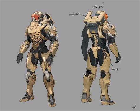 Artstation Exosuit Sketch Takeshi Yoshida Armor Concept Exosuit