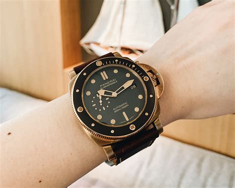 Panerais New Bronzo Pam 968 Submersible Watch As We Get Hands On With