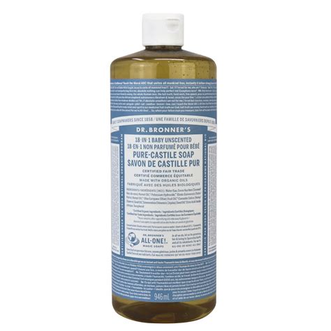 Dr Bronners Organic Baby Unscented Pure Castile Liquid Soap In Canada