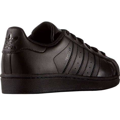 Adidas Originals Superstar J Sneaker All Black Fun Sport Vision