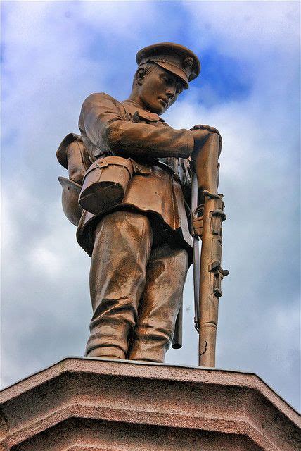 War Memorial At Slaidburn Ww I World War One War Statue