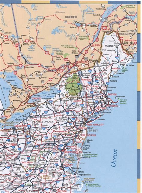 Map Of New England Usa New River Kayaking Map