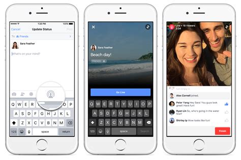 Facebook makes the live video button easy to find on the mobile app. Facebook brings photo collages to iPhone app, starts ...