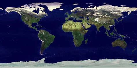 Map Of World Satellite Maps