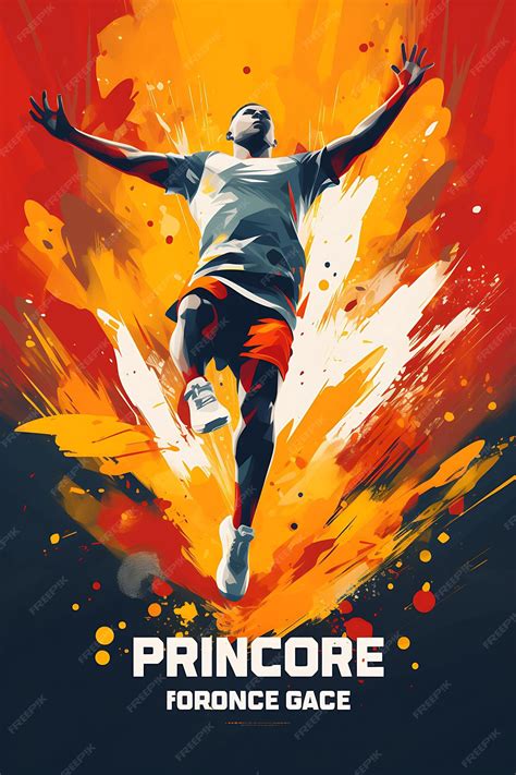 Premium Photo | K1 Long Jump Power and Grace Monochromatic Color Scheme