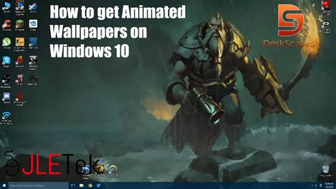 How To Get Animated Wallpapers On Windows 10 May 2016 Youtube