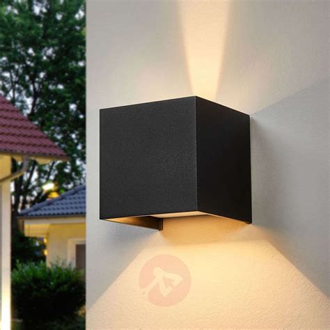 Led Outdoor Wall Light Siri 44 Matt Black Finish Lights