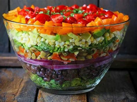 Pin By Lynn Webb On Recipe Layered Salad Seven Layer