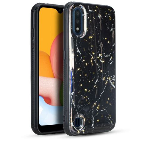 For Samsung Galaxy A01 015 Flake Marble Cell Phone Case