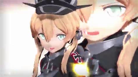 【mmd Kancolle】prinz Eugen And Graf Zeppelin × Elect English Version × Mes Youtube