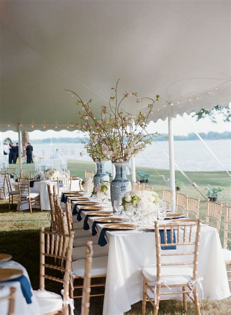 An Elegant Waterfront Wedding At A Private Estate In Easton Maryland