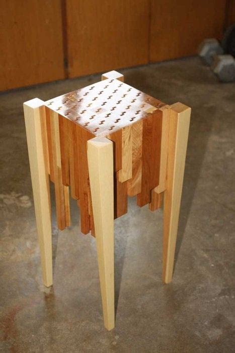 Twisted Leg Scrap Wood Table End Table By Beau And Kara Studios