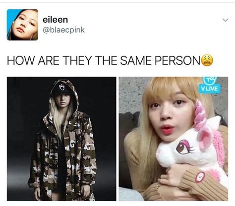 Lisa Can Be Badass And Cute At The Same Time Blackpink Funny
